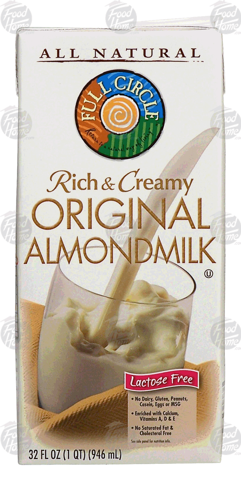 Full Circle All Natural rich & creamy original almond milk, lactose free Full-Size Picture